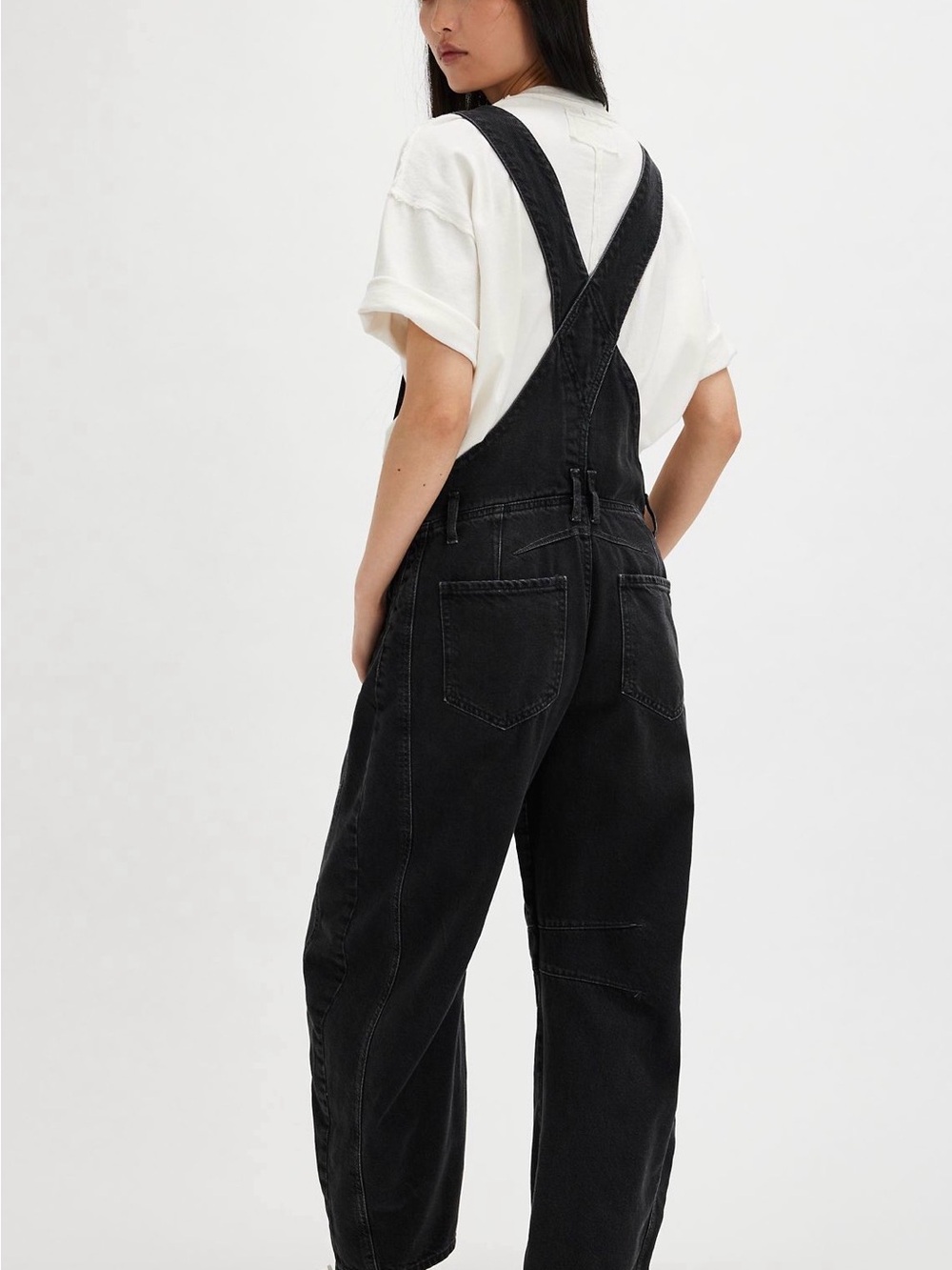 Free people Good Luck Barrel overalls $148 - Picture 2 of 8